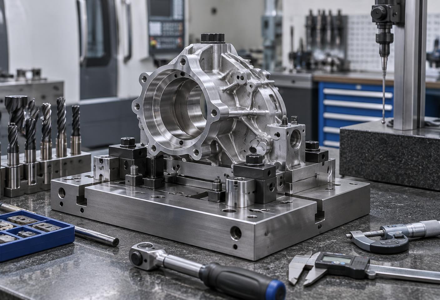 Precision machining fixture